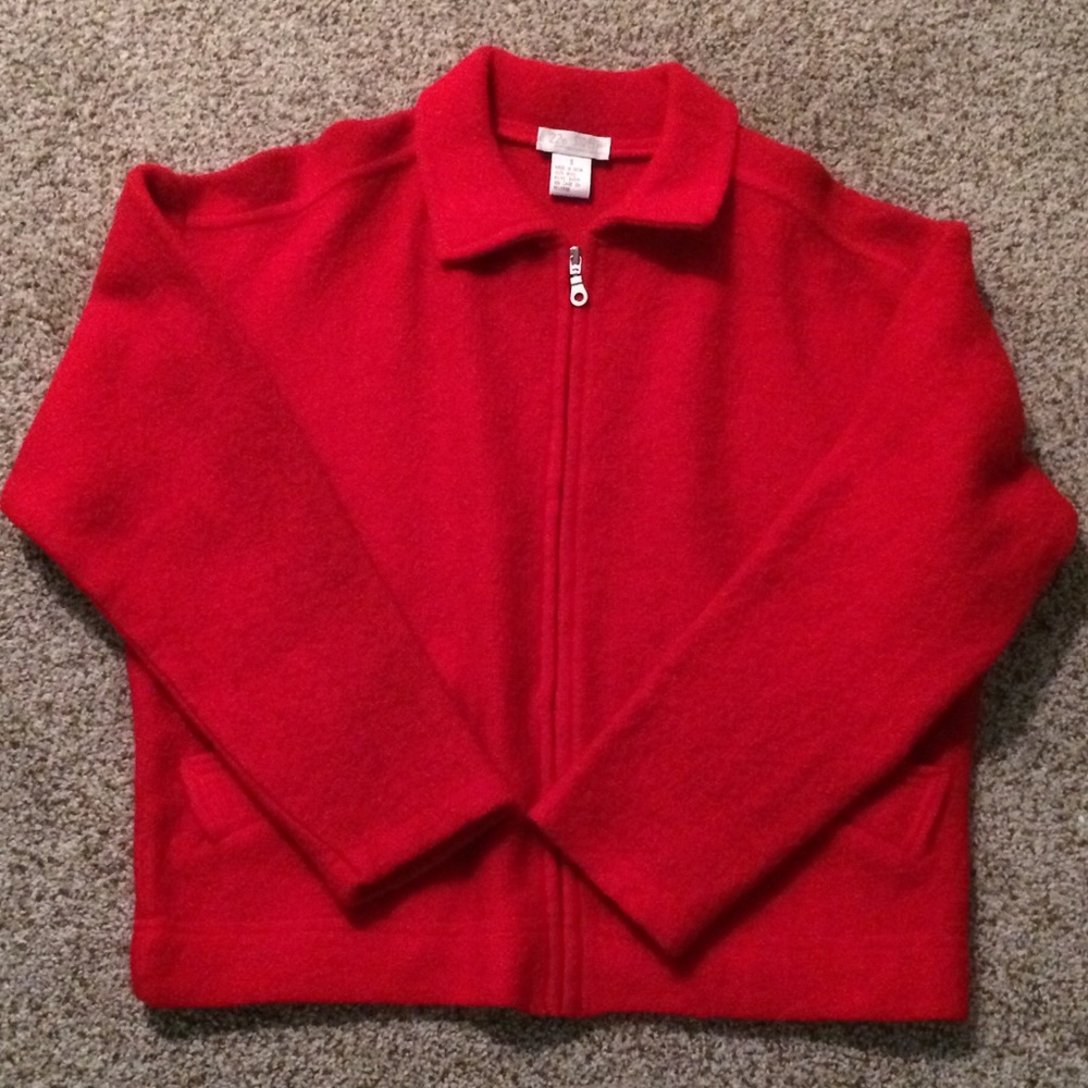 22nd Street Red Wool Jacket